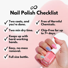 Eternal Pastel Nail Polish Set pastel purple shade for versatile styling