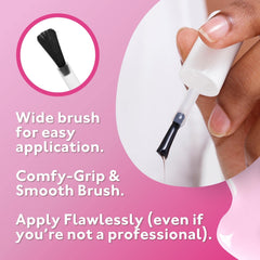 Eternal PINKY PROMISE close-up brush stroke shows high coverage.