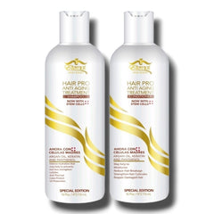 Eternal Spirit Hair Pro shampoo bottle showing nourishing formula for damaged hair