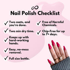 Eternal White nail polish offers crisp contrast for chic manis