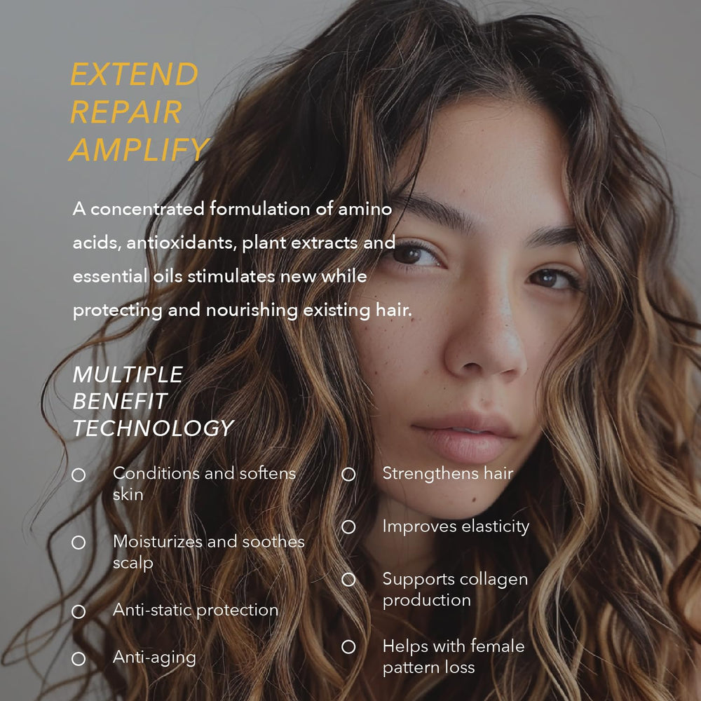 Ethica Beauty Ageless ingredients closeup—biotin and caffeine for vitality.