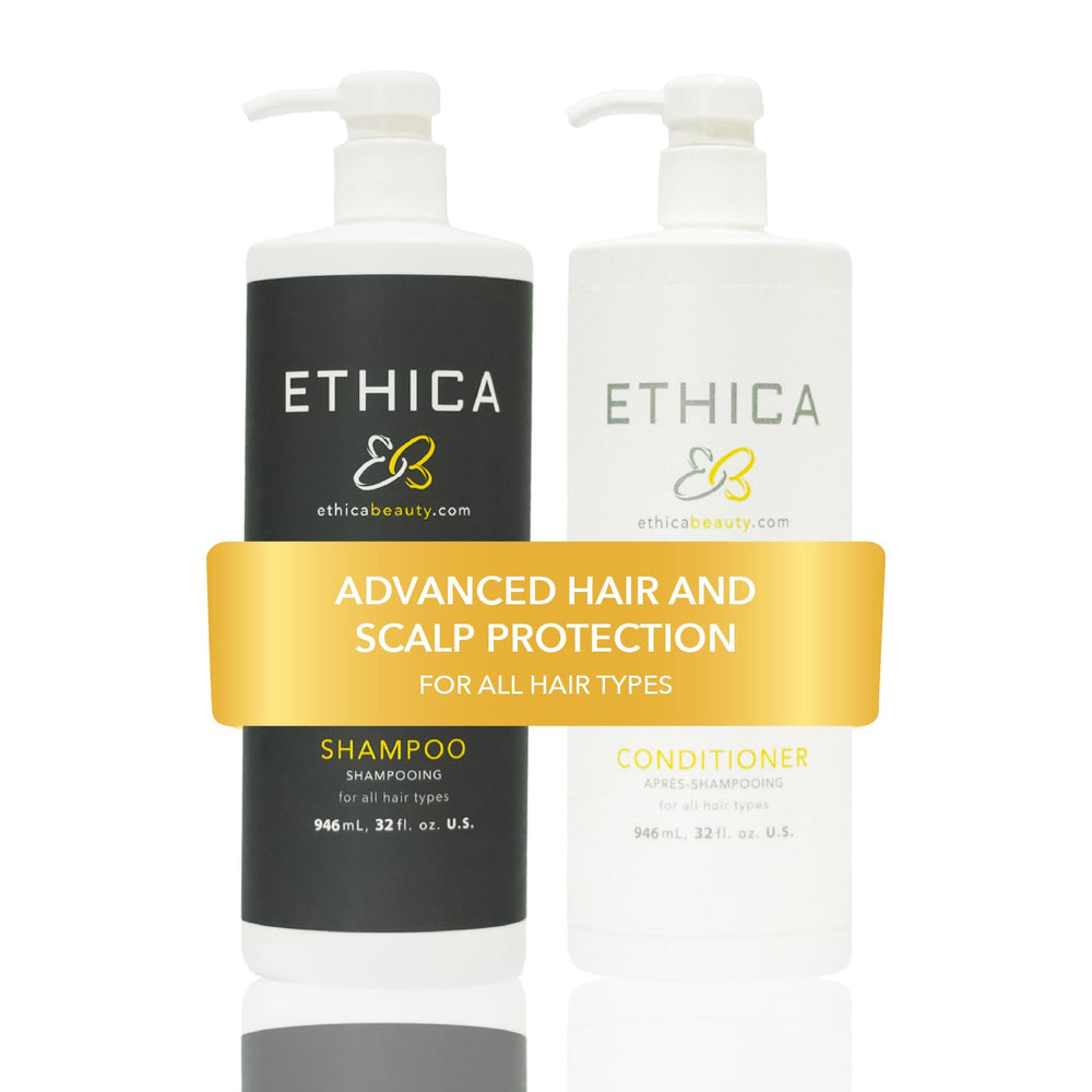 Ethica Beauty Shampoo clarifying bottle for deep cleanse and scalp refreshment