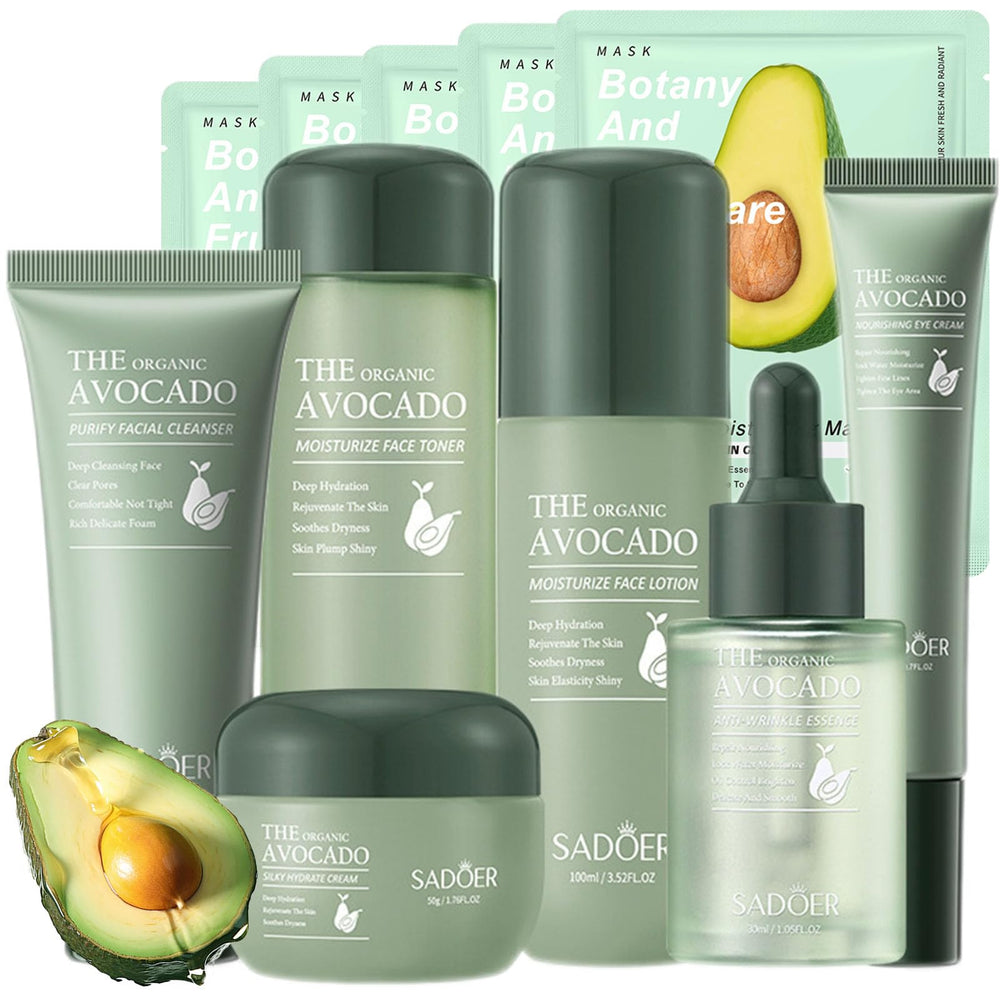 Etuanxi Avocado Facial Cleanser pour demonstrates refreshing cleanse for soft, hydrated skin.