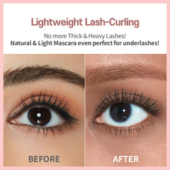 ETUDE Curl Fix Mascara #2 Brown swatch shows rich brown pigment