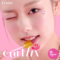 ETUDE Curl Fix Mascara vegan-certified formula ideal for daily wear.