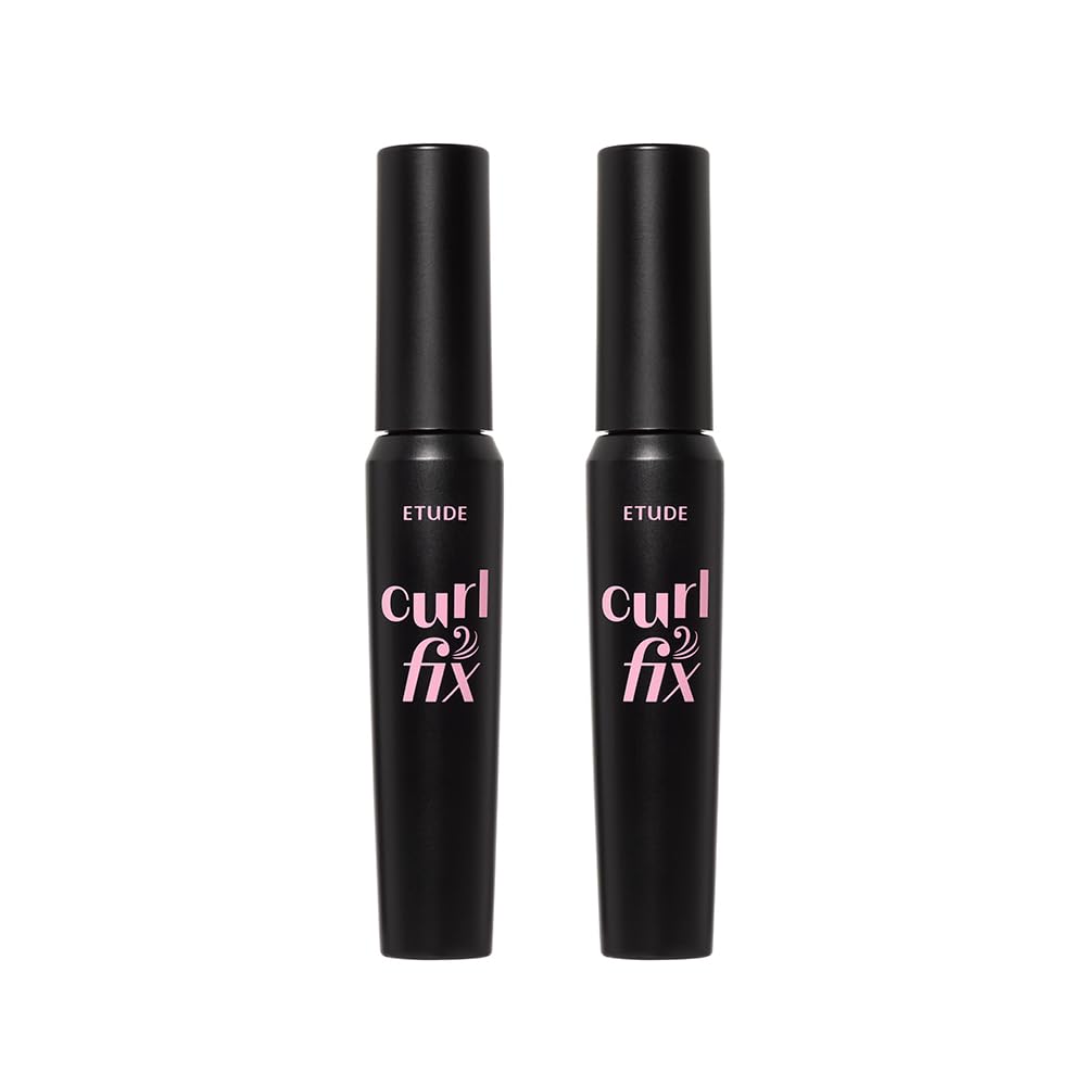 ETUDE Curl Fix Mascara Volume Set Box for dual-pack long-lasting curls