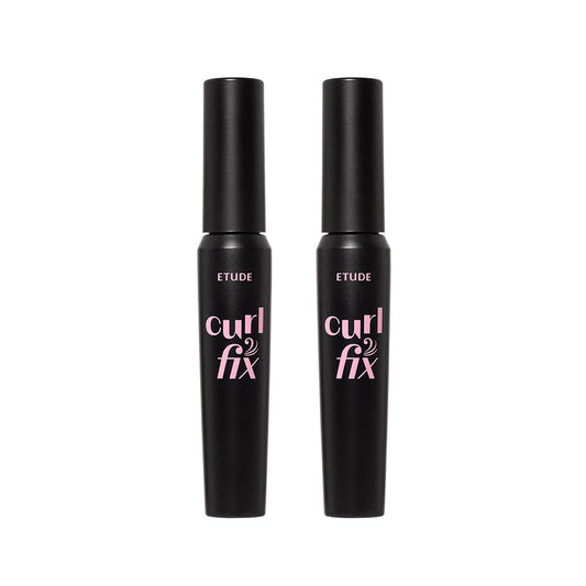 ETUDE Curl Fix Mascara Volume Set Box for dual-pack long-lasting curls