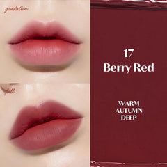 Etude Fixing Tint Berry Red packaging highlights portability for on-the-go touch-ups.