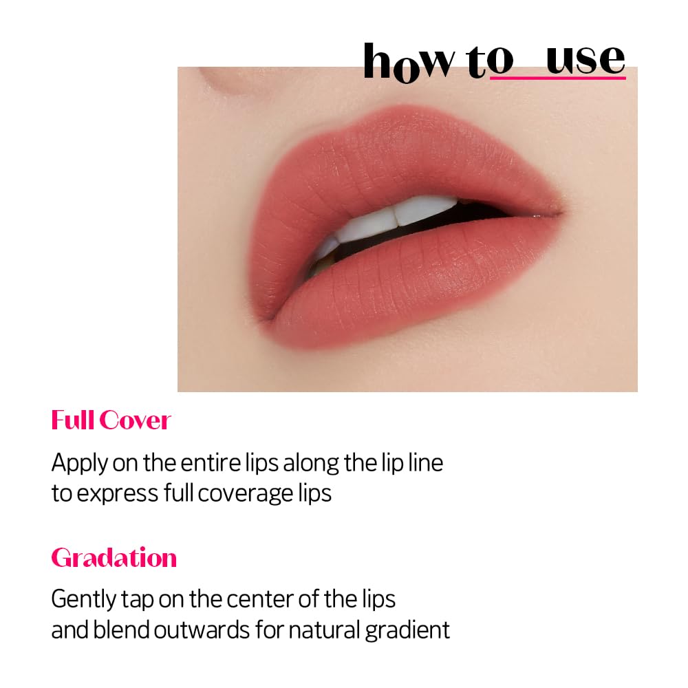 ETUDE Fixing Tint lightweight texture feels comfortable all day.