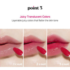 ETUDE Glow Fixing Tint 5 Mauvement layering tips for extended shine