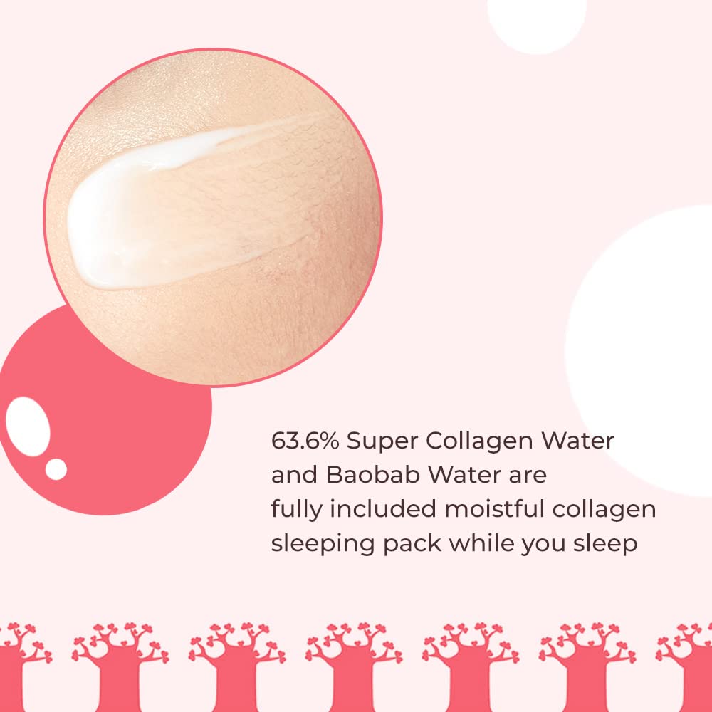 ETUDE Moistfull sleeping pack with Baobab Oil, nourishing overnight