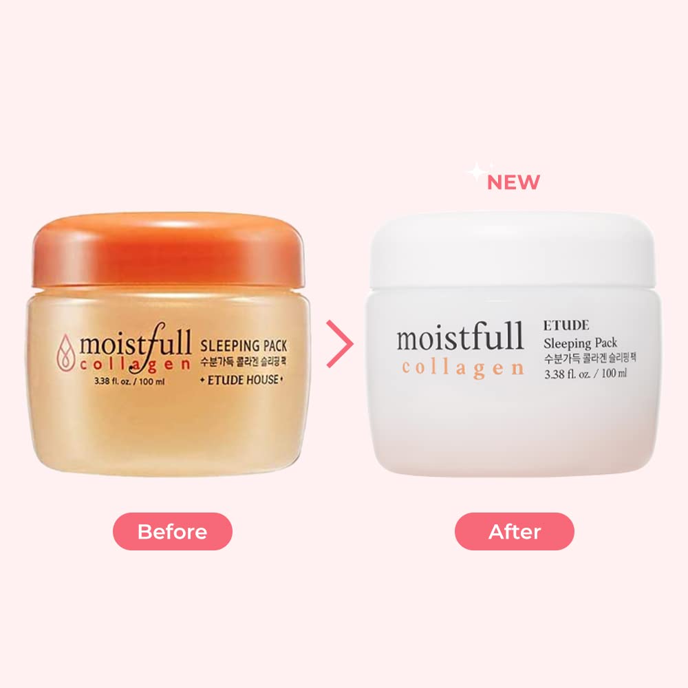 ETUDE Moistfull Sleeping Pack gel texture close-up, easy to apply for overnight hydration