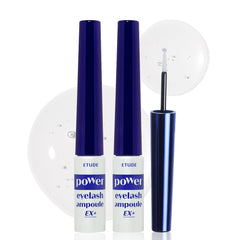 ETUDE Power Eyelash Ampoule bottle shows lash booster for a fuller look