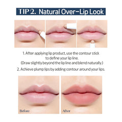 ETUDE Reborn Maker Contour Stick travel-friendly design fits in a purse for on-the-go contour.