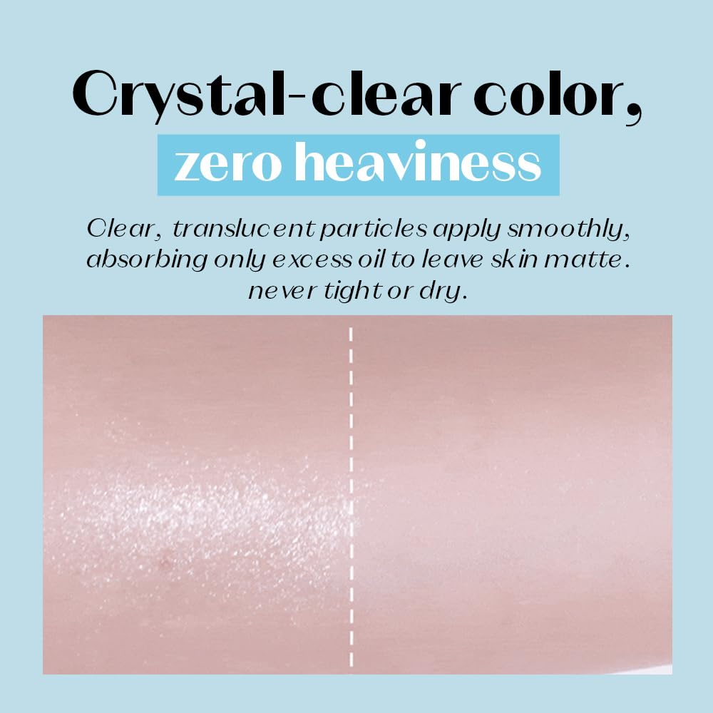 ETUDE SebumSoak lightweight compact for convenient, on-the-go touch-ups.