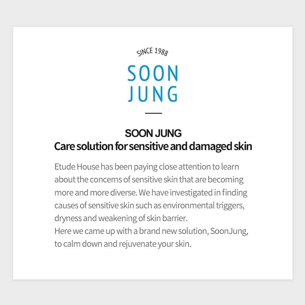 ETUDE SoonJung gel texture swirls on skin during absorption