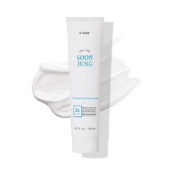ETUDE SoonJung2x intensive cream jar showing rich texture for sensitive skin hydration