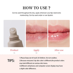Eudivine lip butter travel-friendly tube ideal for on-the-go touch-ups.