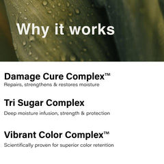 Color-treated hair maintained with Eufora Moisture Intense Shampoo