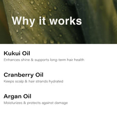 Eufora serum on hair provides a silky, frizz-free styling option.