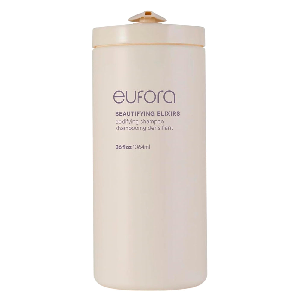 Eufora Beautifying Elixirs Bodifying Shampoo bottle pour for color-treated hair