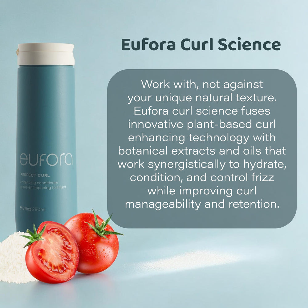 Creamy texture of Eufora conditioner rich moisture.