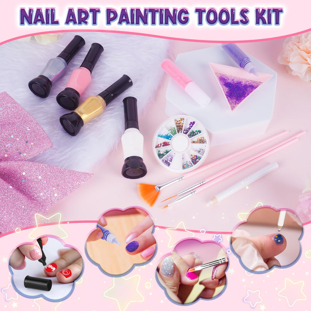 EULRGAUS nail art glitters diamonds sparkly accents for fun creative designs.