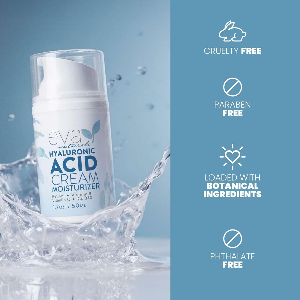 Post-application Eva Naturals cream leaves smoother, hydrated skin