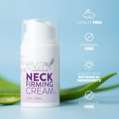 Night-time care with Eva Naturals retinol-peptides application for renewal.