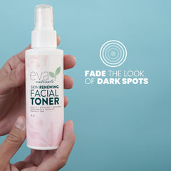 Eva Naturals vitamin C brightening on skin for even tone.