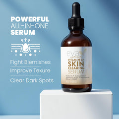 Eva Naturals Vitamin C Serum dropper for precise application.