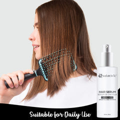 Lifestyle shot of Evalectric serum with two-pack packaging on vanity