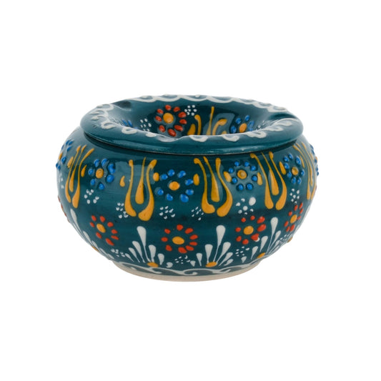 EVANILIFE Decorative Ceramic Jar with detailed patterns enhances room decor and cultural charm.
