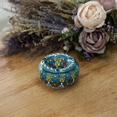 EVANILIFE Handmade Turkish art jar adds cultural flair to living spaces.