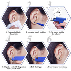 Evatage cartilage and helix piercing parts designed for versatility
