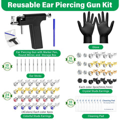 Evatage storage box keeps your ear piercing kit organized for home or travel