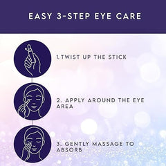 Evdayam eye-care formula is safe for all skin types and daily use.