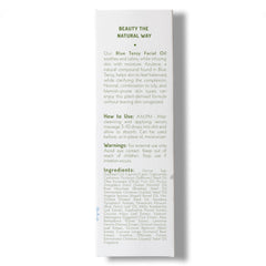 Eve Hansen Blue Tansy application scene illustrating gentle skincare routine.
