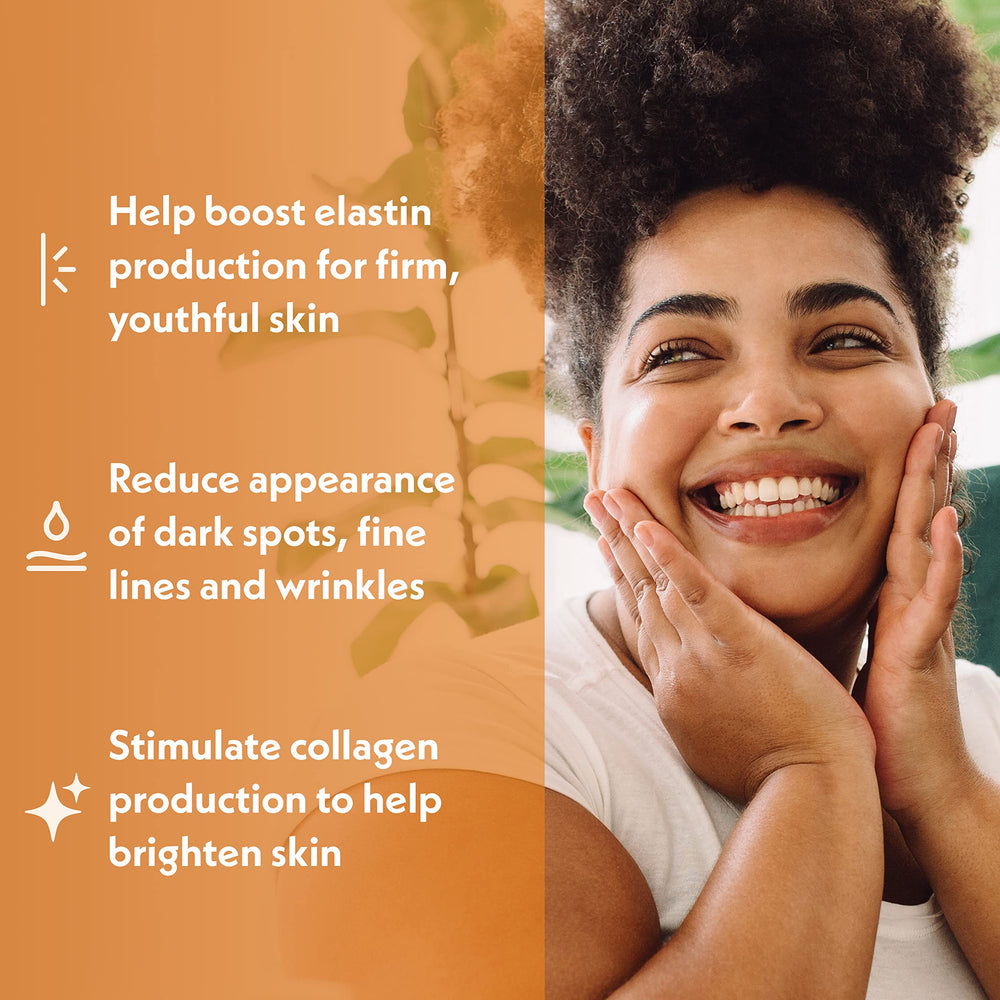 Eve Hansen Vitamin C Serum Vitamin E and Aloe ingredients emphasize soothing antioxidant care.