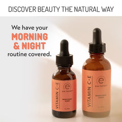 Eve Hansen Vitamin C Serum after-use glow on the skin.