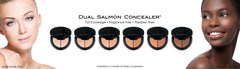 EVE PEARL Dual Salmon Concealer antioxidant esters nourish skin while concealing.