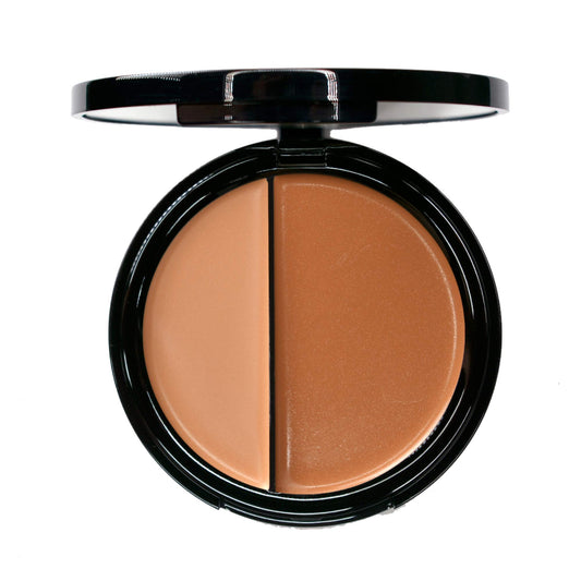 EVE PEARL HD Dual Foundation tan bottle close-up showing full coverage and long wear