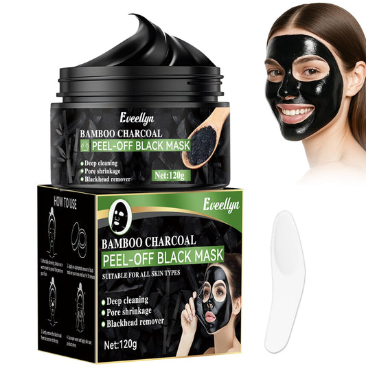 Eveellyn Blackhead Remover Mask application close-up for deep cleansing