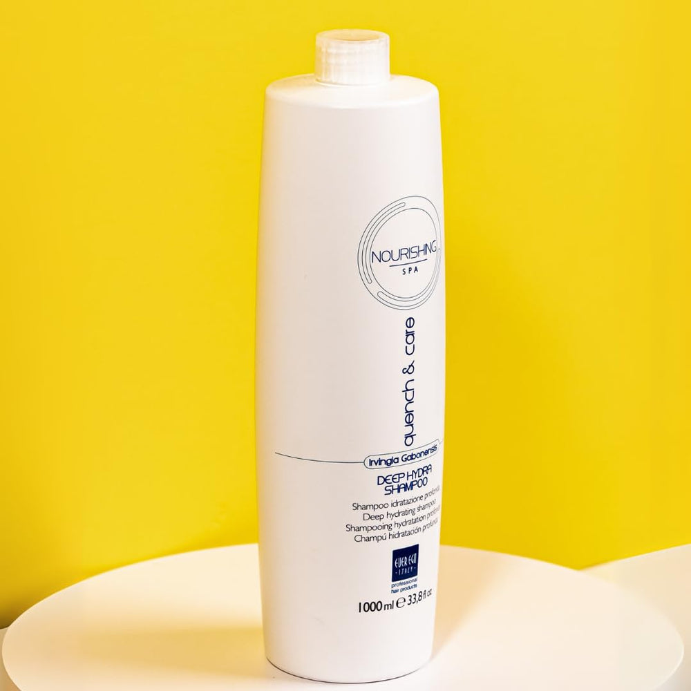 Close-up of frizzy hair before using Ever Ego Italy Deep Hydra Shampoo