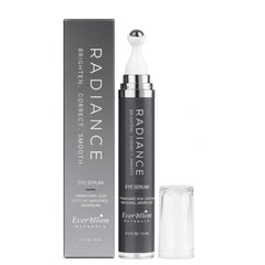 Everbloom Naturals Tranexamic Eye Serum Roller close-up for radiant, even-toned under-eye skin