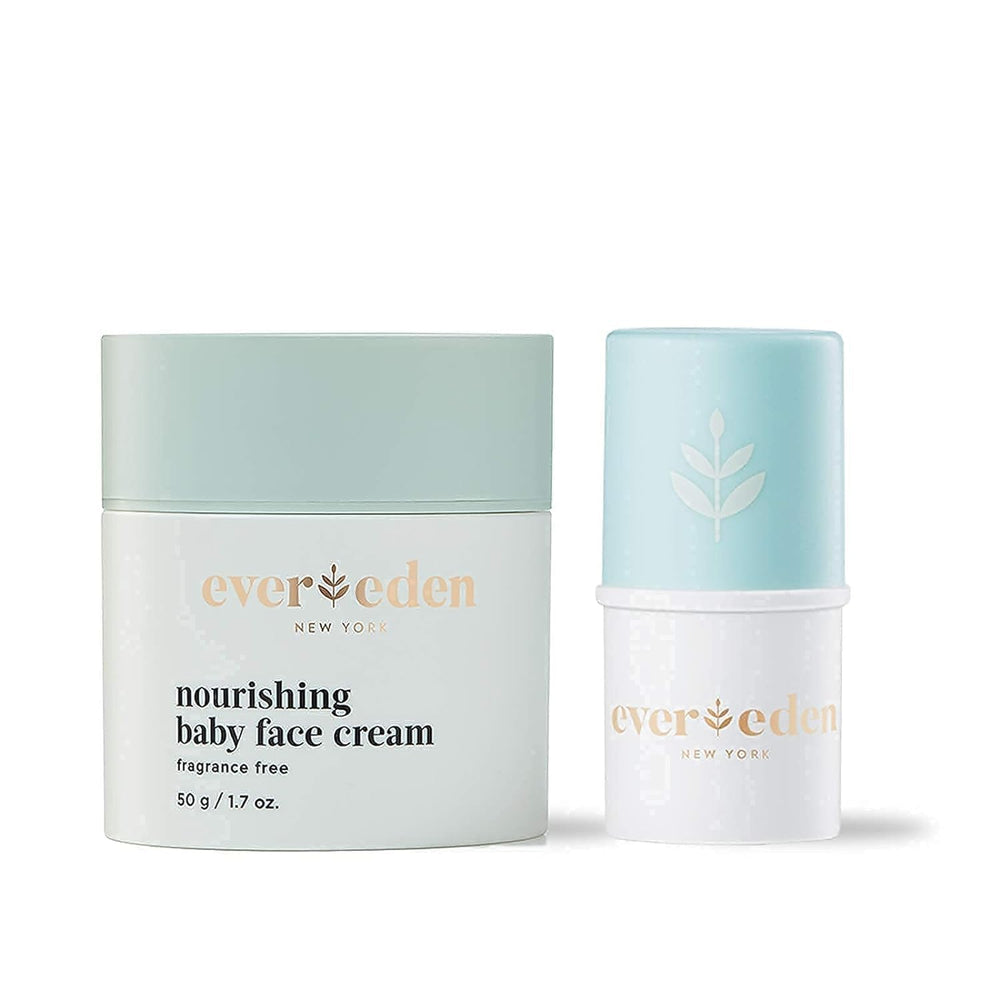 Evereden Dry Relief Face Cream close-up bottle showing hydration