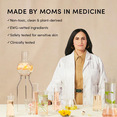 Evereden lip balm sits on a dresser, family-friendly and easy to reach.