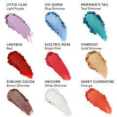 Sweet Clementine applied around the eye area for playful, safe color.
