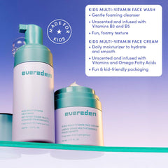 Evereden fragrance-free kids face cream jar providing hydrating moisturization