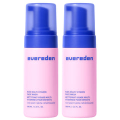 Evereden Kids Face Wash Cool Peach bottle showing gentle cleansing for young skin.